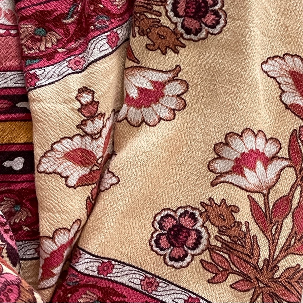 Knox Rose Boho Kimono Cover Up Womens Rose/Cream XL - Picture 12 of 12